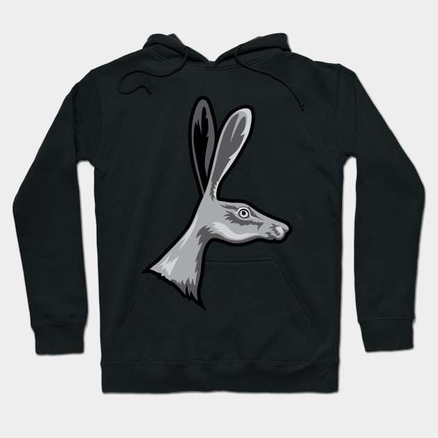 Gray Rabbit Hoodie by SWON Design